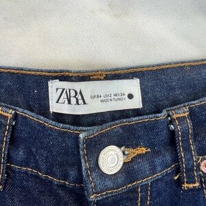 Zara Indigo Denim Trousers